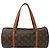 Borsa Louis Vuitton Monogram Papillon 30 Marrone Monogramma - vista 2