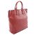 Prada 2-Way Tote Bag aus rotem Leder - Ansicht 2