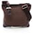 Borsa a tracolla in jacquard con logo Prada Marrone
