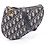 Borsa Saddle Christian Dior Beige Blu navy