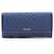 Prada gestepptes Bi-Fold Long Wallet Blau  - Ansicht 1