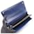 Prada gestepptes Bi-Fold Long Wallet Blau  - Ansicht 3