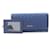 Prada gestepptes Bi-Fold Long Wallet Blau  - Ansicht 5