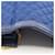 Prada gestepptes Bi-Fold Long Wallet Blau  - Ansicht 6