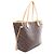 Borsa Tote Louis Vuitton Neverfull MM Monogram Marrone - vista 2