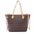 Borsa Tote Louis Vuitton Neverfull MM Monogram Marrone