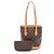 Borsa Louis Vuitton Bucket PM Monogram Marrone