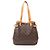 Borsa Tote Louis Vuitton Batignolles Vertical Monogram Marrone