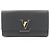 Portafoglio lungo pieghevole Louis Vuitton Portefeuille Capucines Nero