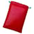 Pochette Pilo en cuir rouge Hermès boite  - vue 1
