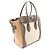 Céline Borsa Tote Celine Luggage Micro Shopper Marrone Beige Crudo - vista 2