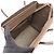 Céline Borsa Tote Celine Luggage Micro Shopper Marrone Beige Crudo - vista 3