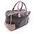 Borsa Loewe Amazona 36 Marrone Beige Porpora - vista 2