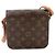 Borsa a tracolla Louis Vuitton Mini Cartouchiere Monogram Marrone Monogramma - vista 2