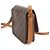 Borsa a tracolla Louis Vuitton Mini Cartouchiere Monogram Marrone Monogramma - vista 3