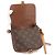 Borsa a tracolla Louis Vuitton Mini Cartouchiere Monogram Marrone Monogramma - vista 6