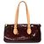 Borsa a Spalla Louis Vuitton Monogram Vernis Rosewood Avenue Bordò