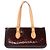 Borsa a Spalla Louis Vuitton Monogram Vernis Rosewood Avenue Bordò - vista 2