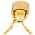 Collana Lockit in argento e oro giallo 18K Louis Vuitton - vista 5