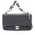 Chanel Large Flap Handtasche Schwarz