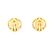 Orecchini a clip Chanel placcati oro con perle finte Bianco D'oro - vista 2