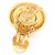 Orecchini a clip Chanel placcati oro con perle finte Bianco D'oro - vista 3