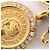 Choker Chanel Ribbon Coin Nero D'oro - vista 11