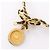 Choker Chanel Ribbon Coin Nero D'oro - vista 2