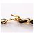 Choker Chanel Ribbon Coin Nero D'oro - vista 4