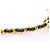 Choker Chanel Ribbon Coin Nero D'oro - vista 8