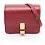 Céline Borsa a mano in pelle Celine Classic Box Small Rosso