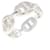 Ring Anello Chaine d'Ancre Enchainée in argento Hermès  - vista 1