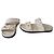 Louis Vuitton Monogram Sandalen aus weißem und beigem Leder