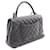 Borsa Chanel Coco Handle 29 Top Flap Nero - vista 2