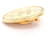 Orecchini Chanel Coco Mark Oval Plate D'oro - vista 5
