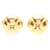 Orecchini Chanel Coco Mark Clover D'oro  - vista 1