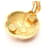 Orecchini Chanel Coco Mark Clover D'oro  - vista 5