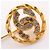 Spilla a forma di logo Chanel Coco Mark D'oro - vista 5