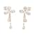 Orecchini Coco Mark Flower Drop di Chanel D'oro
