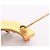 Spilla Chanel Coco Mark placcata oro Multicolore D'oro - vista 5