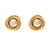 Orecchini Chanel Twist Frame Bianco D'oro  - vista 1