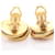 Orecchini Chanel Twist Frame Bianco D'oro  - vista 6