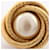 Orecchini Chanel Twist Frame Bianco D'oro  - vista 7