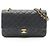 Borsa a Spalla Chanel Matelassé Double Flap Nero
