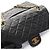 Borsa a Spalla Chanel Matelassé Double Flap Nero - vista 13