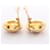 Orecchini Chanel Matelassé Circle D'oro  - vista 7