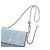 Borsa a Spalla Chanel Matelassé Denim Blu - vista 11