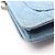 Borsa a Spalla Chanel Matelassé Denim Blu - vista 8