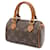 Pochette borsa Louis Vuitton Monogram Mini Speedy Marrone - vista 3