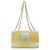 Chanel Chocolate Bar Coco Mark Chain Schultertasche Beige Hellblau - Ansicht 2
